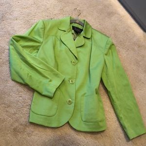 Happy Spring!  Terry Lewis  Light Green Blazer.